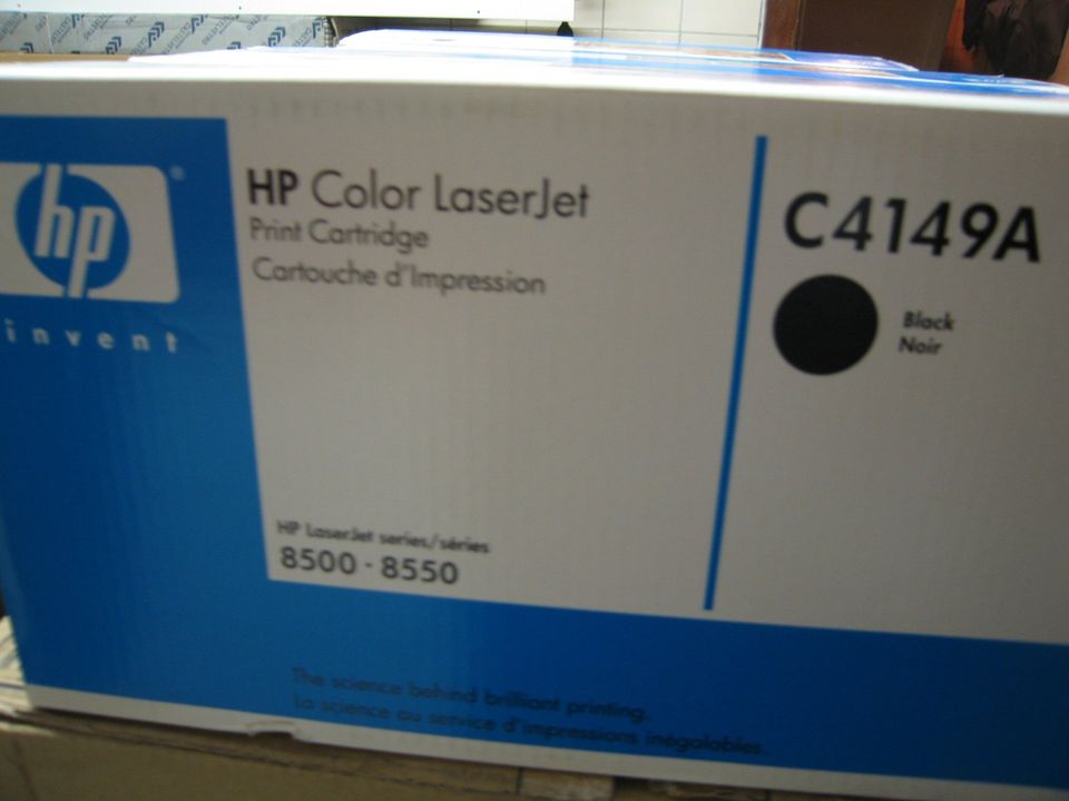 HP Laserjet 8500-8550 Original Toner C4149A,C4150A,C4151A,C4152A in Pocking