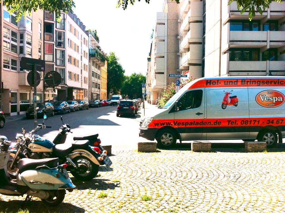 Vespa Werkstatt-Vertragshändler Hol- und Bringservice München Süd in Geretsried