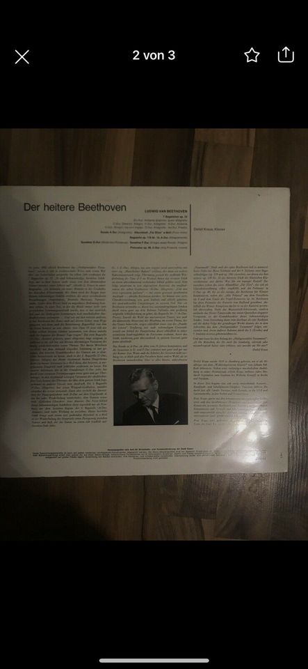 Beethoven Vinyl Schallplatte strawynski Mozart Tchaikovsky in Büttelborn