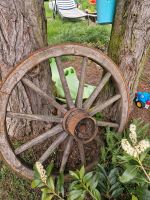 Großes Wagenrad zur Deko Bayern - Coburg Vorschau