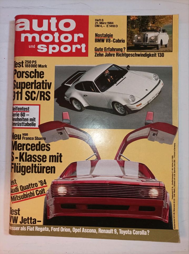 Auto Motor Sport  AMS Zeitschriften 1976 bis 1985  10 kompl. JG in Östringen