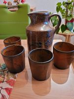 Keramik-Krug und 4 Becher für Saft, Wein usw. Baden-Württemberg - Kornwestheim Vorschau