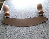 Wiegemesser mit Holzgriffen - DDR  - 270 mm Thüringen - Sonneberg Vorschau