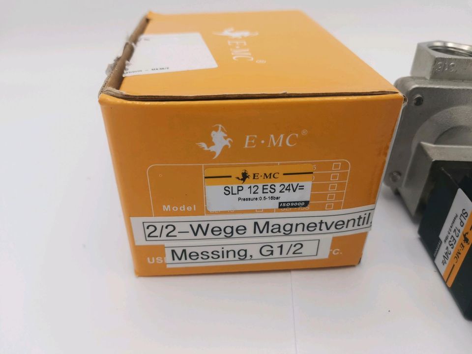 E•MC 2/2-Wege ES-Magnetventil G 1/2" 24 V= Eco in Nürnberg (Mittelfr)