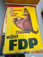 Wahlplakat FDP 1967 Landtag Niedersachsen" So kommt man nicht .." Niedersachsen - Wunstorf Vorschau