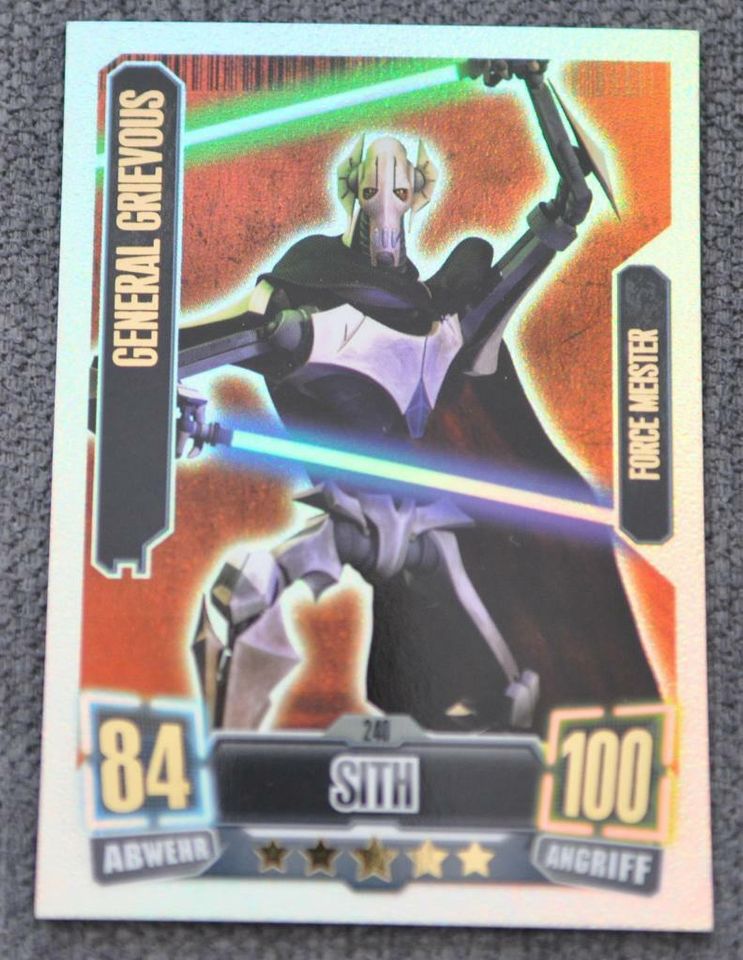 Star Wars Force Attax CLONE WARS Serie 2 Force-Meister 240 Genera in Gaimersheim