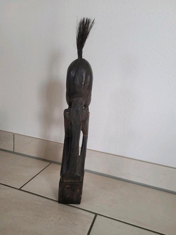 Afrikanischen Holzfigur Denkerfigur Afrika 43 - 45 cm Dekogras in Karlshuld