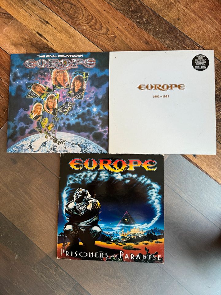 3 Vinyl Schallplatten Europe aus Sammlung in Solingen