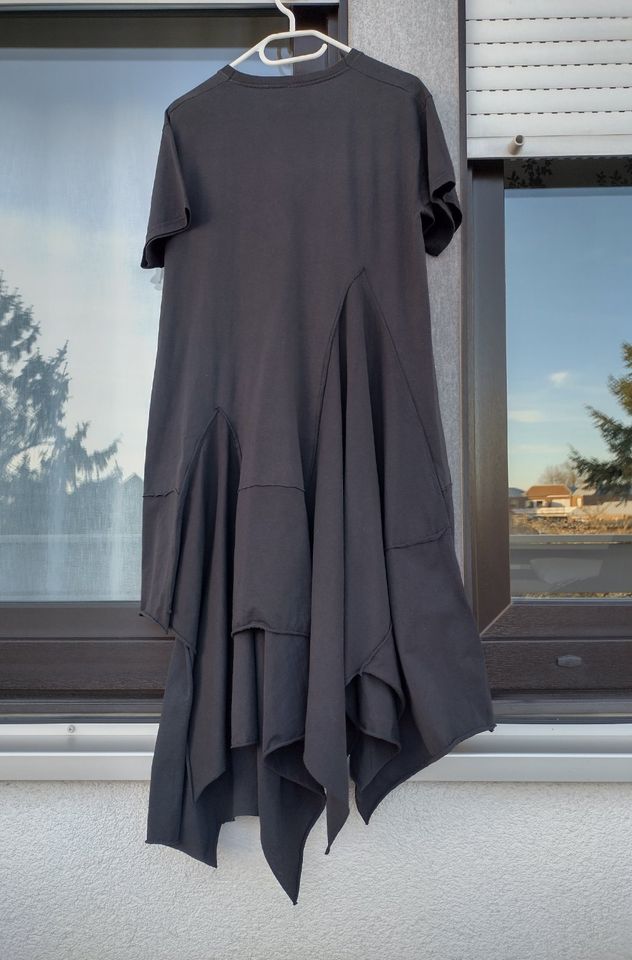 Exo Umbra Gothic Witch Elfe Lagenlook Zipfel Kleid schwarz  TOP in Moers