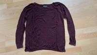 Laura Scott dünner Pullover langarm Shirt Gr. 36/38 weinrot Bayern - Abenberg Vorschau