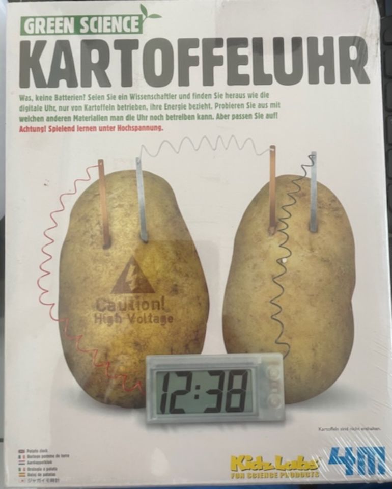 Green Science Kartoffel-Uhr in Hennef (Sieg)