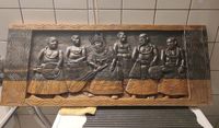 Afrikanischer Holzschnitt Bild Schwer Handgeschnitzt Kreis Pinneberg - Tornesch Vorschau