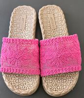 Pantoletten NEU in Pink Gr. 38 Stoff Sachsen - Löbau Vorschau