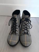 Karierte Schnürschuhe mit Absatz von H&M Gr. 39 Baden-Württemberg - Heidelberg Vorschau