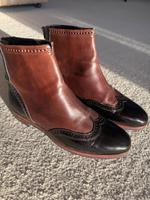 Stiefeletten Braunrot Leder, 38 Berlin - Neukölln Vorschau