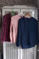 ❤ Hilfiger Blusen Vintage Bluse Gr.S 36 blau rosa Schleswig-Holstein - Oldenburg in Holstein Vorschau