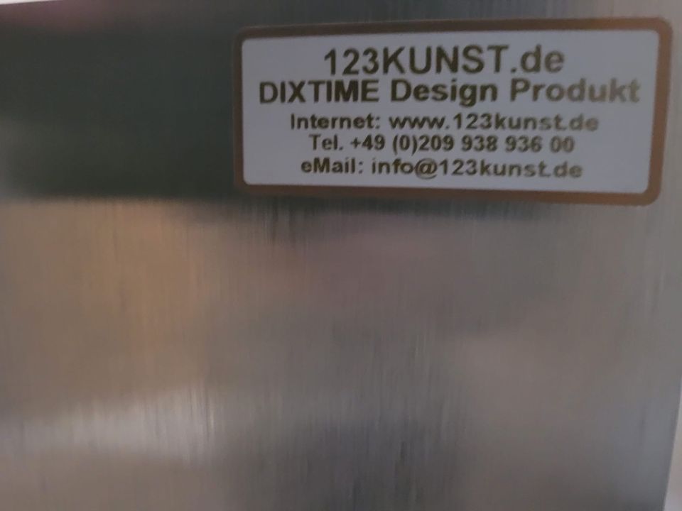 DIXTIME Designer Wanduhr von 123KUNST.de