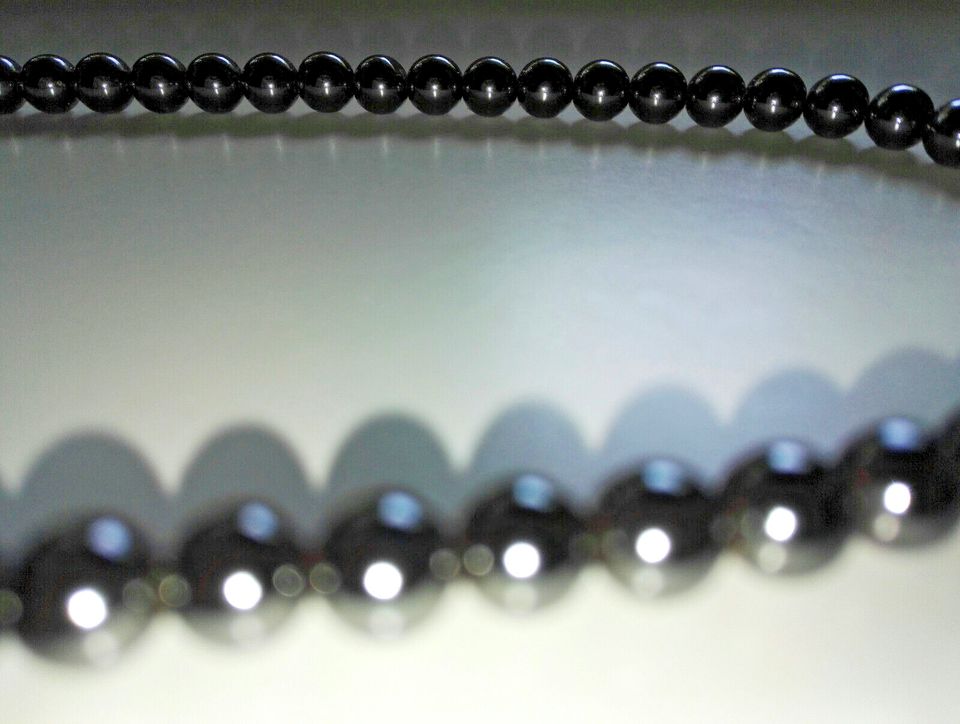 Onyx Halskette - Damen - 38er Länge/ Perlengröße: 7,5 mm in Hannover