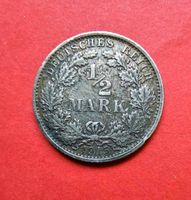 1/2 Mark Deutsches Reich Silbermünze 1915 E Prägezahl: 3.380.000 Nordrhein-Westfalen - Wermelskirchen Vorschau