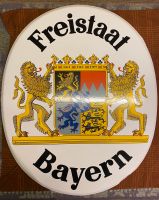 Emailleschild „FREISTAAT BAYERN“ XXL 79 x 65 cm Bayern - Lautertal Vorschau