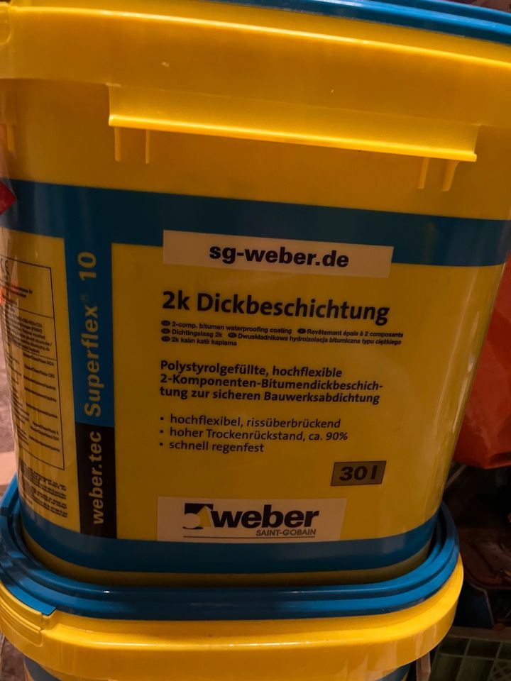 2K Dickbeschichtung Weber Superflex 10 in Nalbach