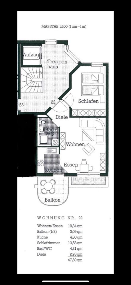 2 Zimmer Wohnung auf Taläcler in Künzelsau