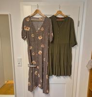 2 Sommerkleider, khaki S.Oliver und braun mit Blumen L München - Trudering-Riem Vorschau