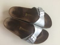 Birkenstock Madrid silber Gr. 39 Top Zustand, 3x getragen Hessen - Neu-Isenburg Vorschau