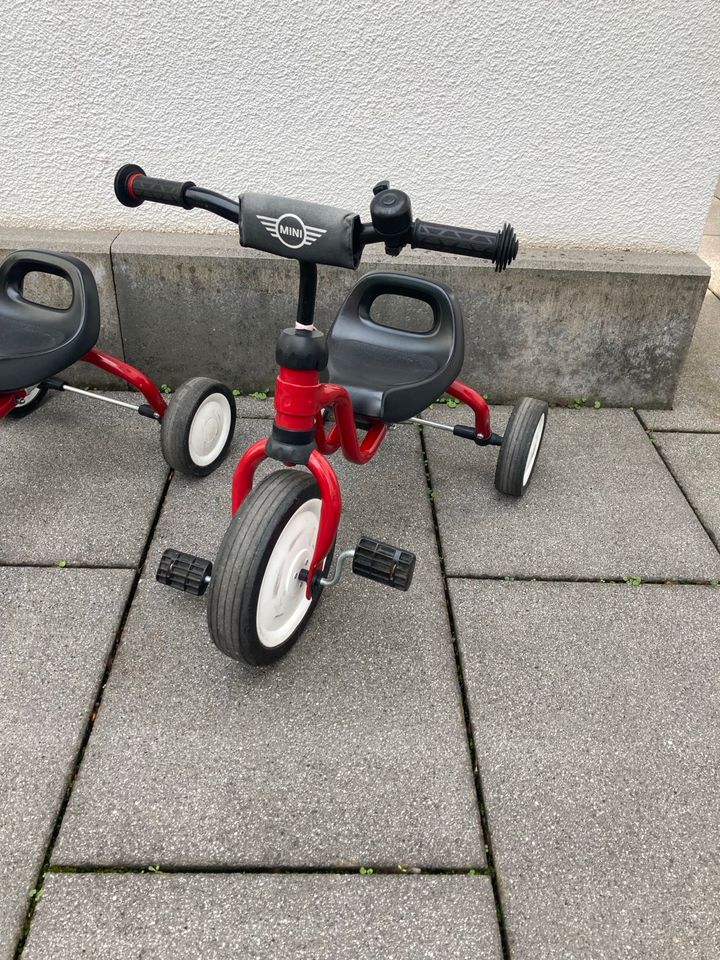 2 puky mini BMW Dreiräder rot schwarz Kinder Spielzeug Fahrzeug in Markt Schwaben