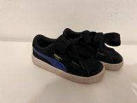 Puma Suede Sneaker Turnschuh schwarz lila Mädchen Gr. 27 Niedersachsen - Jesteburg Vorschau