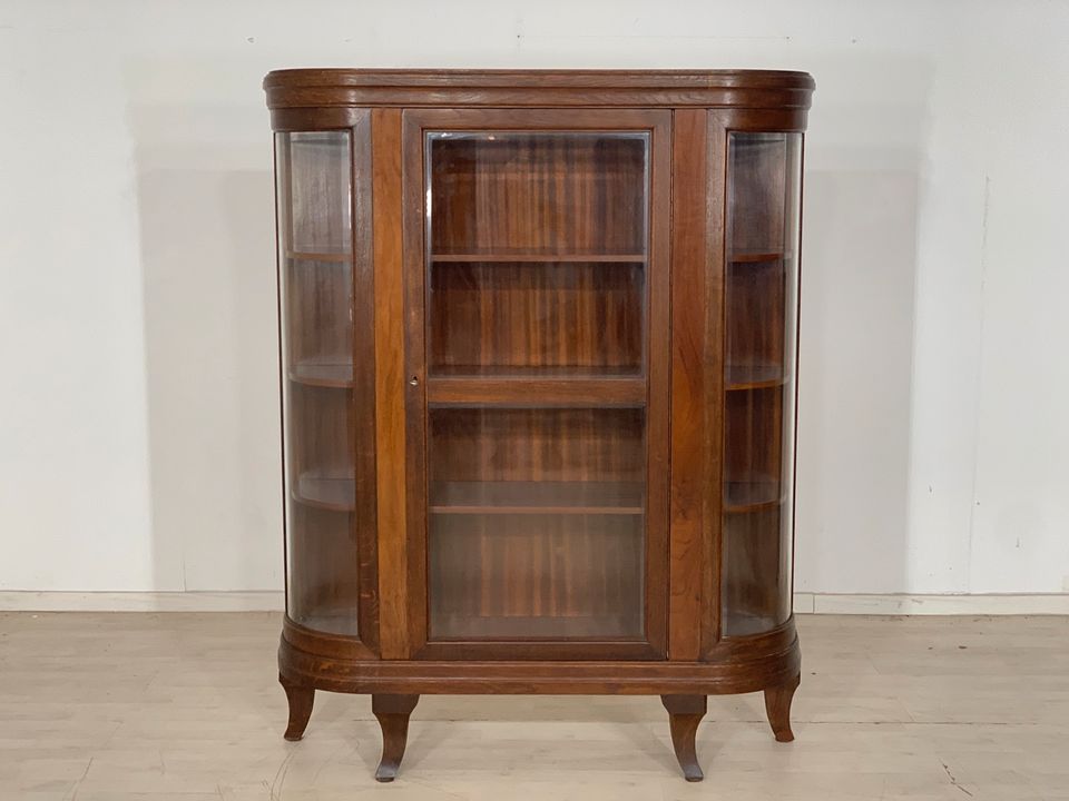 JUGENDSTIL SCHRANK VITRINE BÜCHERREGAL in Berlin