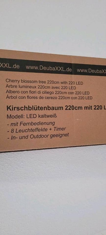 Kirschblütenbaum LED dimmbar Höhe 220cm  Deko in Augsburg
