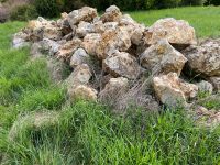 Naturstein Mauer - Kalkstein - Uferrandsteine Baden-Württemberg - Allmendingen Vorschau