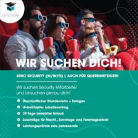 Werde Security fürs Kino!| 2.500,00€ möglich (m/w/d) Schwachhausen - Riensberg Vorschau