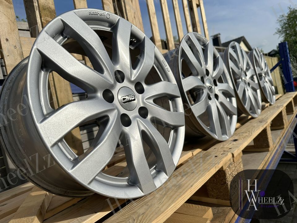 NEUZUSTAND ➡️ CMS 16 Zoll Alufelgen 5x112 ET35 Titan grau Felgen ➡️ Mercedes A-Klasse W169 W176 W177 B C W202 W203 W204 CLC CLK W209 W208 E W210 SLK Seat Skoda VW Caddy SK Passat 3B B5 Audi Alhambra in Bünde