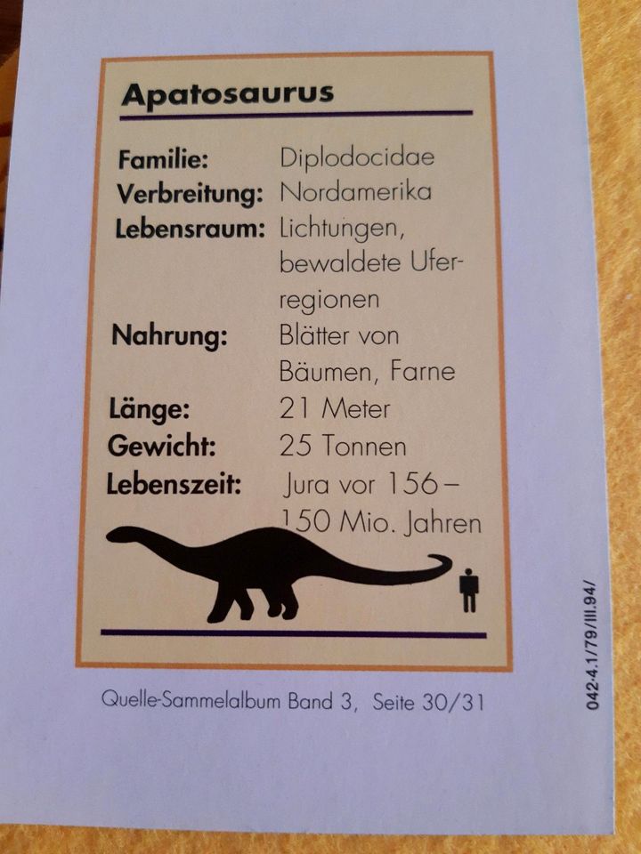 Dino Fan's aufgepasst 30 Sammelbilder in Zülpich