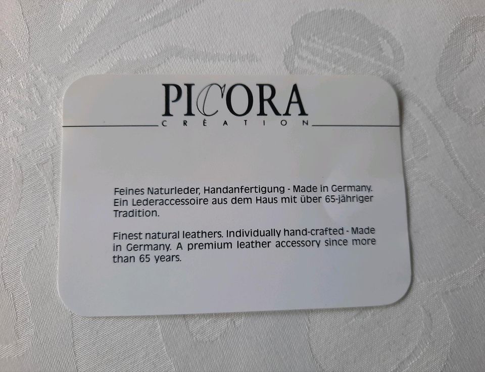 Brieftasche, schwarz, Picora, echtes Leder, nagelneu in Nürnberg (Mittelfr)