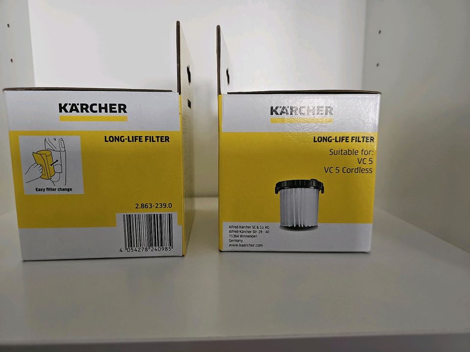 2 x KÄRCHER Long-life Filter NEU in Essen