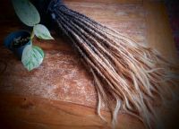 Set 5 Echthaar Dreadlocks Extensions Ombre 50cm Nordrhein-Westfalen - Hürth Vorschau