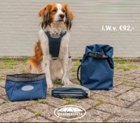Hunde-Geschirr + Leine mittelgroßen Hund ,Navy Blue Gr.L+ Zubehör Brandenburg - Potsdam Vorschau