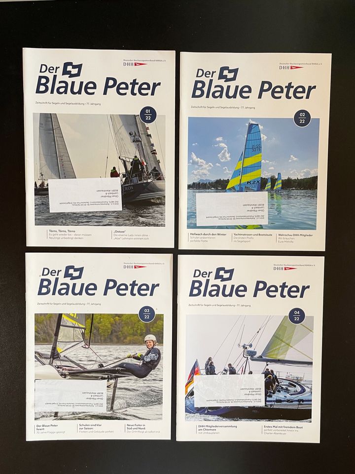 Hochseesport HANSA - Boot - Segel - Zeitschrift "Der Blaue Peter" in Allershausen