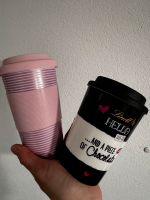 Kaffeebecher rosa + schwarz Baden-Württemberg - Singen Vorschau