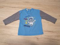 Shirt langarm Benetton Baby Größe 74 blau Astronaut Niedersachsen - Stade Vorschau