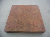 Terrassenplatten Naturstein antik "Travertin Red" 20x20x3cm Sachsen-Anhalt - Loitsche-Heinrichsberg Vorschau