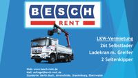 LKW 7,5 t 12 t 16 t 18 t 26 t - Kipper Heckladekran - mieten BB Pankow - Buch Vorschau