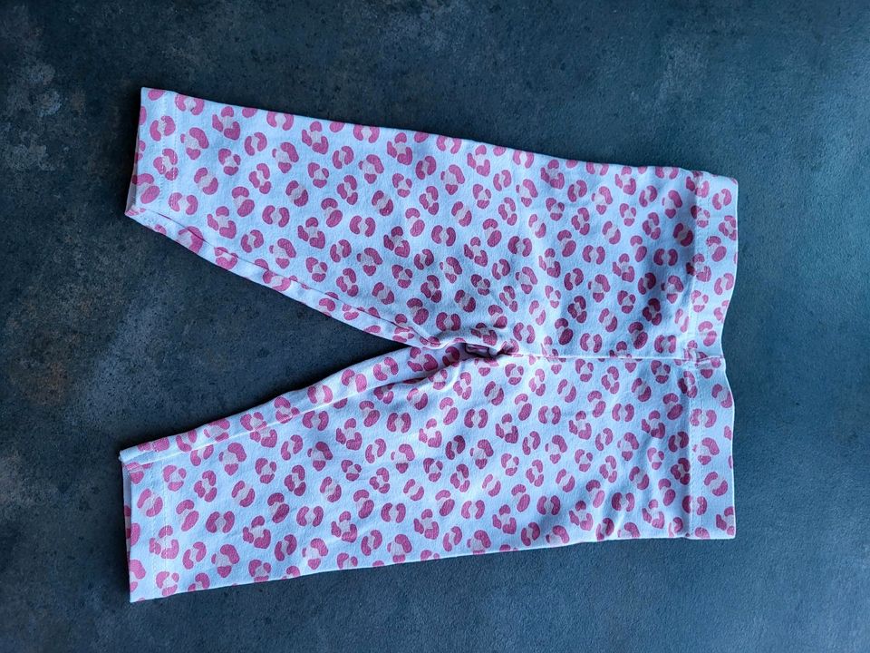 Baby Hose Leggings Leopard Print Weiß Pink Egree 68 in Heilbronn