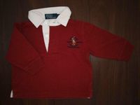 Polo by Ralph Lauren Rugbyshirt rot mit Emblem Gr. 9M (74) Bayern - Parkstetten Vorschau