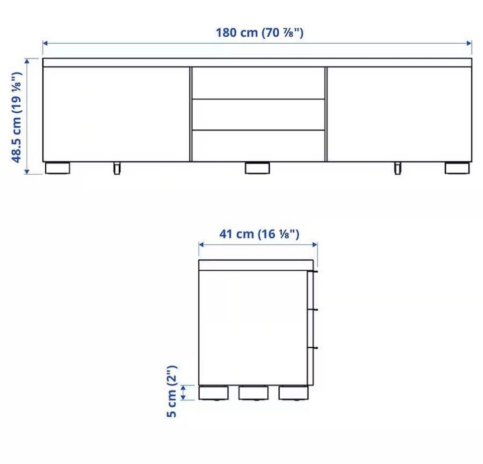 Ikea Besta Burs TV Teil in Pegau