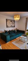 Big Sofa Dunkelgrün mit zehn Kissen Hannover - Vahrenwald-List Vorschau