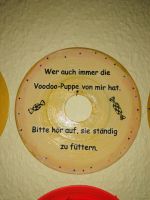 bemalte Single Schallplatte mit Spruch DIY Voodoo Sachsen-Anhalt - Magdeburg Vorschau